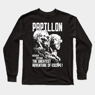 Papillon movie poster Long Sleeve T-Shirt